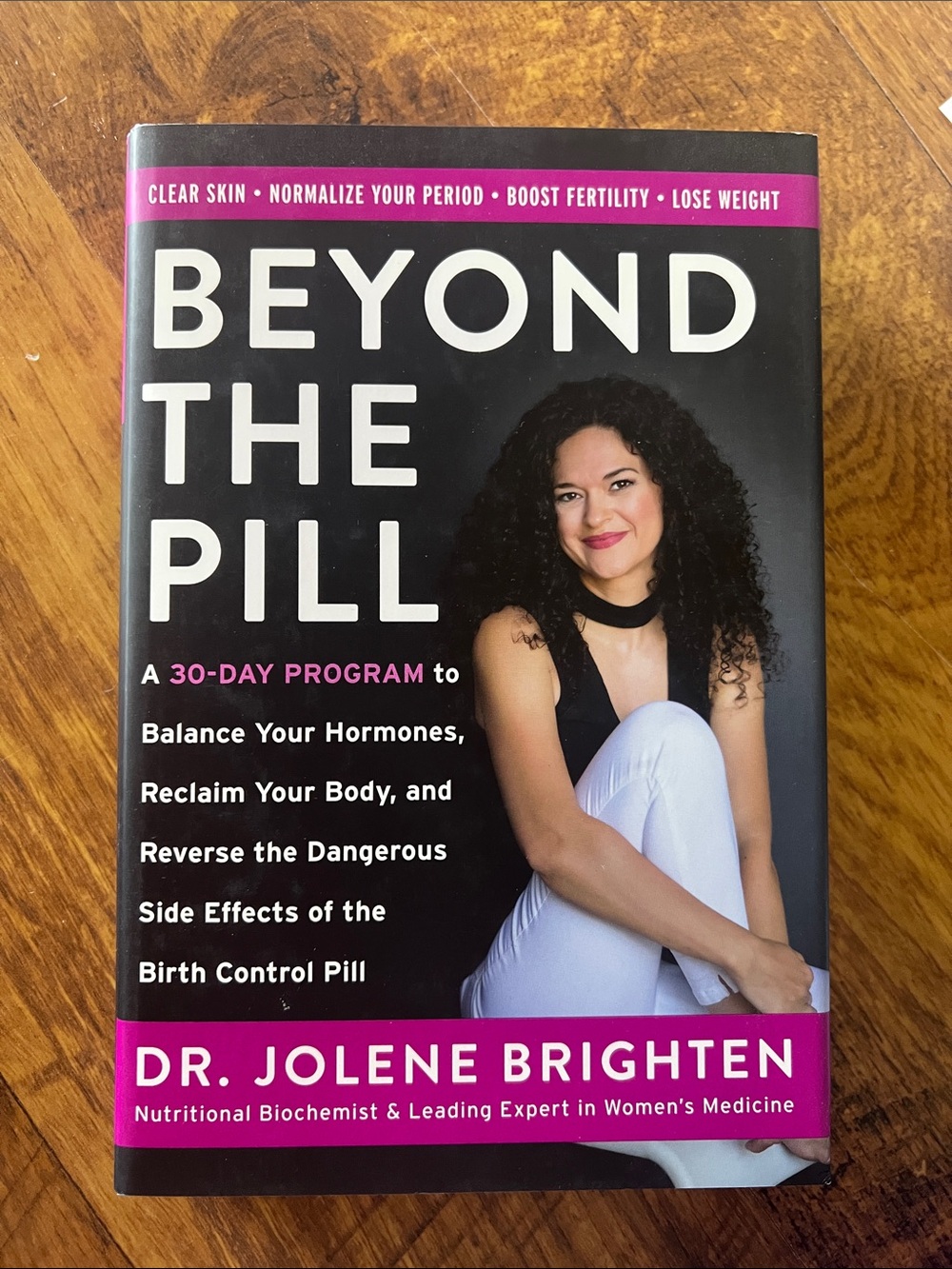 Beyond the Pill by Dr. Jolene Brighten - Black & Pink Cover